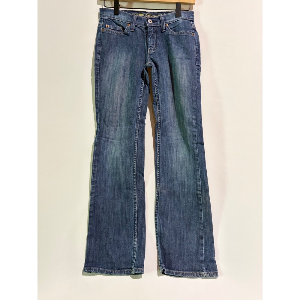 Vintage Nobo Denim Medium Wash Denim Bootcut Jeans Sz 3 Petite Y2K Grunge Retro